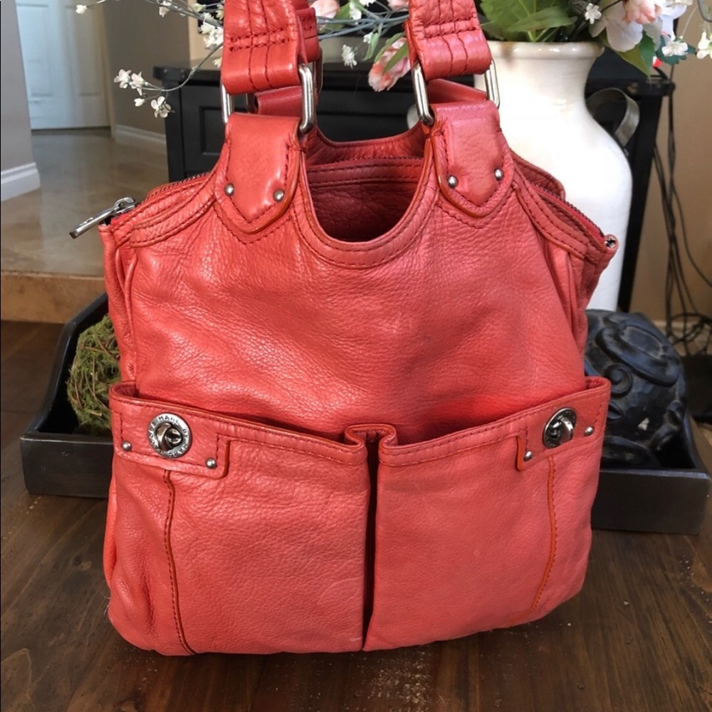 Gorgeous Marc Jacobs Burnt Orange Leather bag